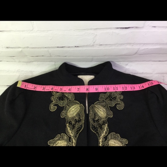 Banana Republic Heritage Black Wool Blazer Size 2 - Picture 3 of 8